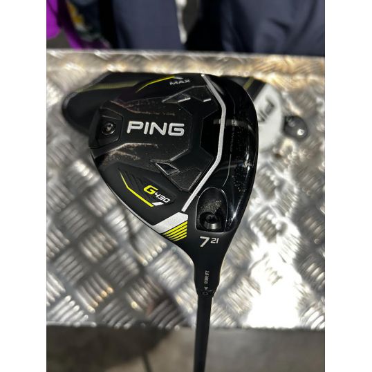 G430 Max Fairway Wood Right 7 Wood-21 Degree Regular Alta CB Black 65 (Used - 4 Star)