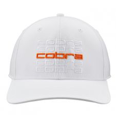 Repeat Golf Cap Mens Adjustable White/Orange