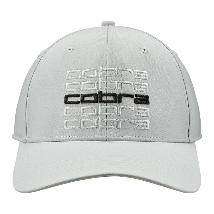 Product Image for Cobra Repeat Golf Cap Mens Adjustable Ash Grey/Black