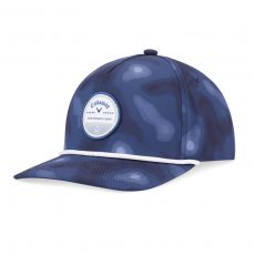 Bogey Free Golf Hat Mens Adjustable Navy Topographical