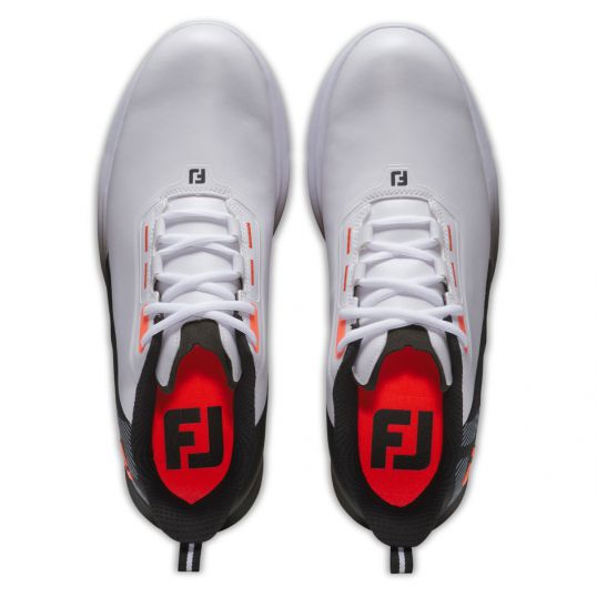 FJ Fuel Sport Mens Golf Shoes White/Black/Red