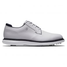 FJ Traditions Mens Golf Shoes White/White/Navy