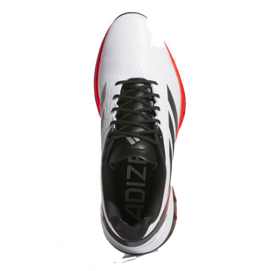 AdiZero ZG Mens Golf Shoes White/Lucid Red/Black