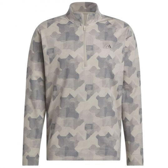 Go-to Printed 1/4 Zip Mens Sweater Putty Beige Mens Small Putty Beige