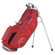 Fairway C HD Stand Bag Red Palms/Light Grey