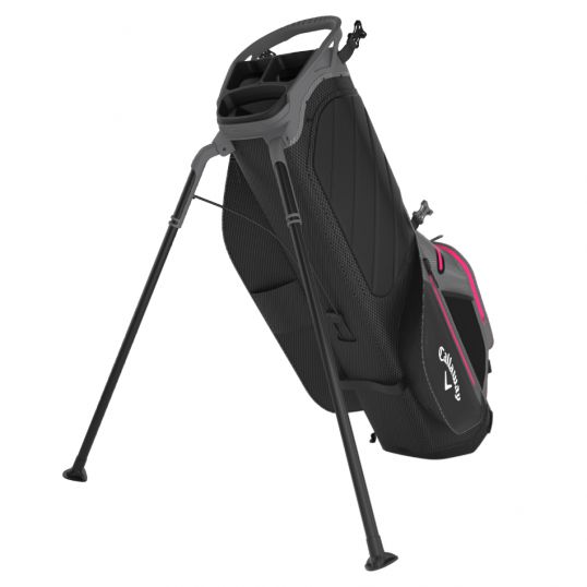 Fairway C HD Stand Bag Black/Charcoal/Pink