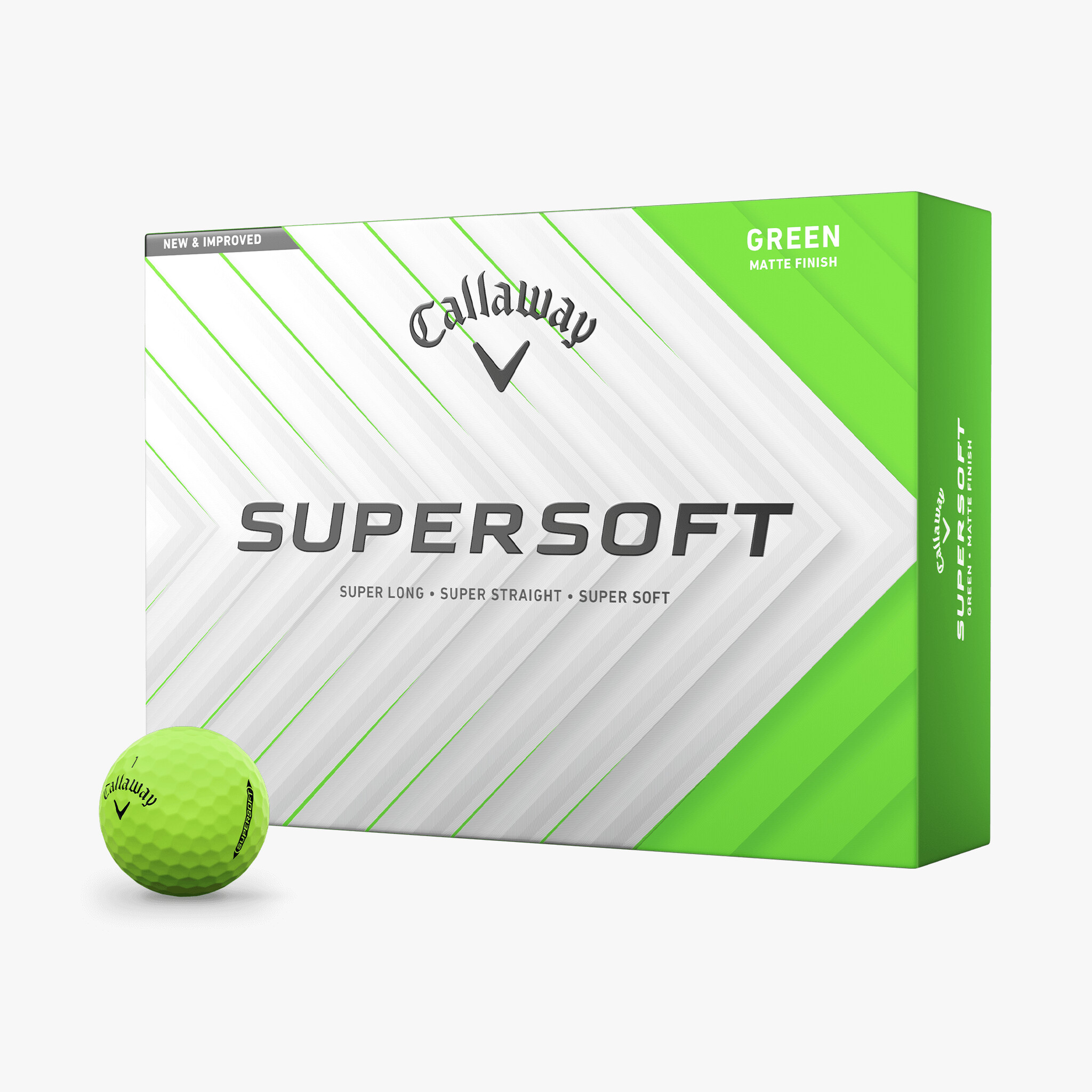 Product Image for Callaway Supersoft Matte Green Golf Balls