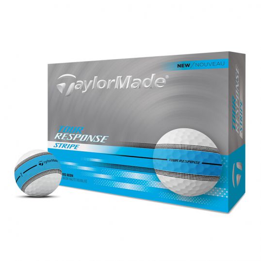 Tour Response Stripe Golf Balls Neon Blue 2025