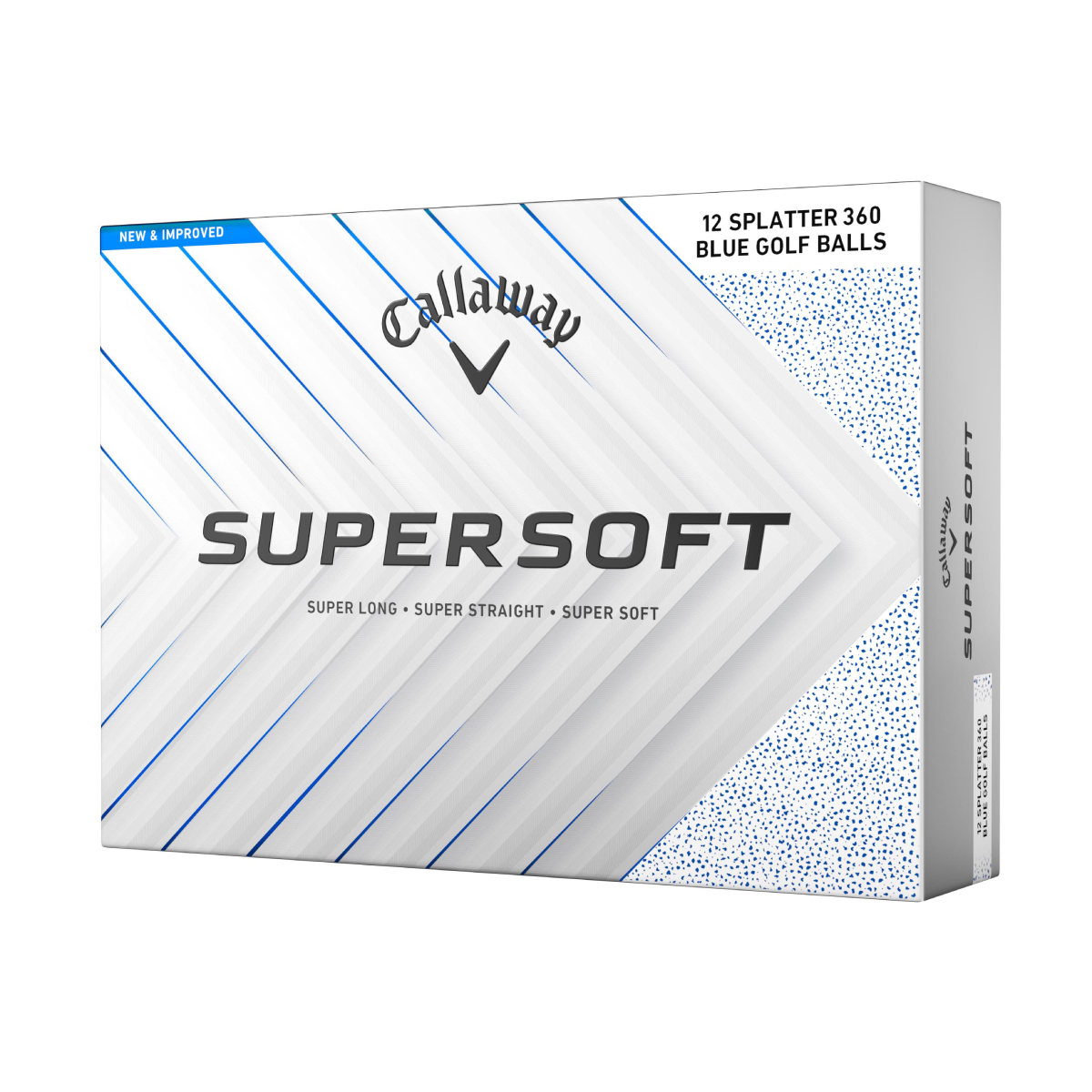 Product Image for Callaway Supersoft Blue Splatter Golf Balls