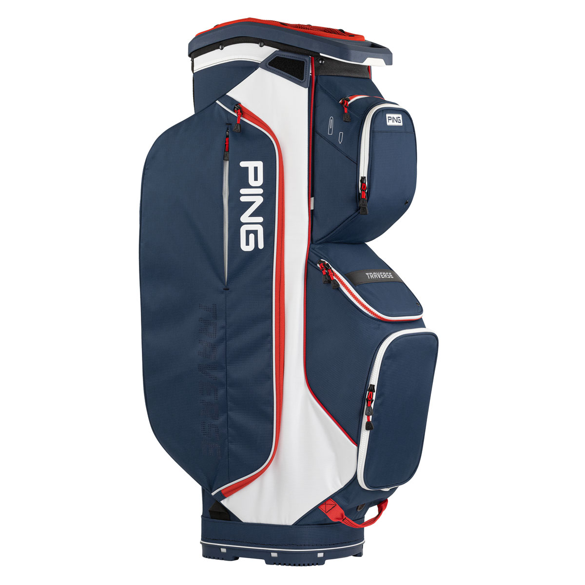 Product Image for Ping Traverse 244 Cart Bag Navy/White/Red