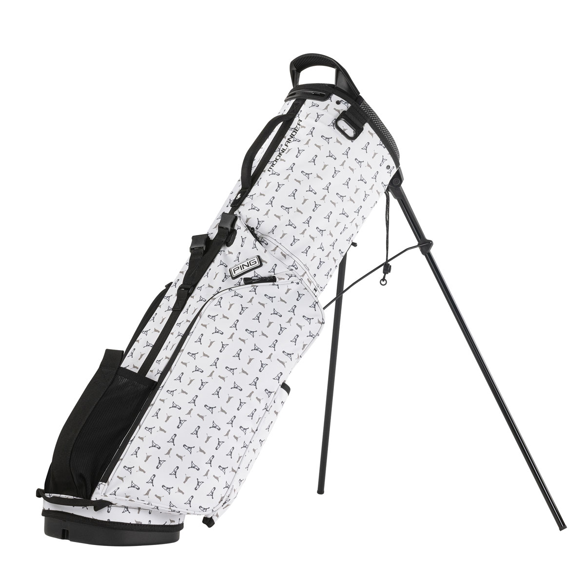 Product Image for Ping Moonlander Stand Bag White/MR PING
