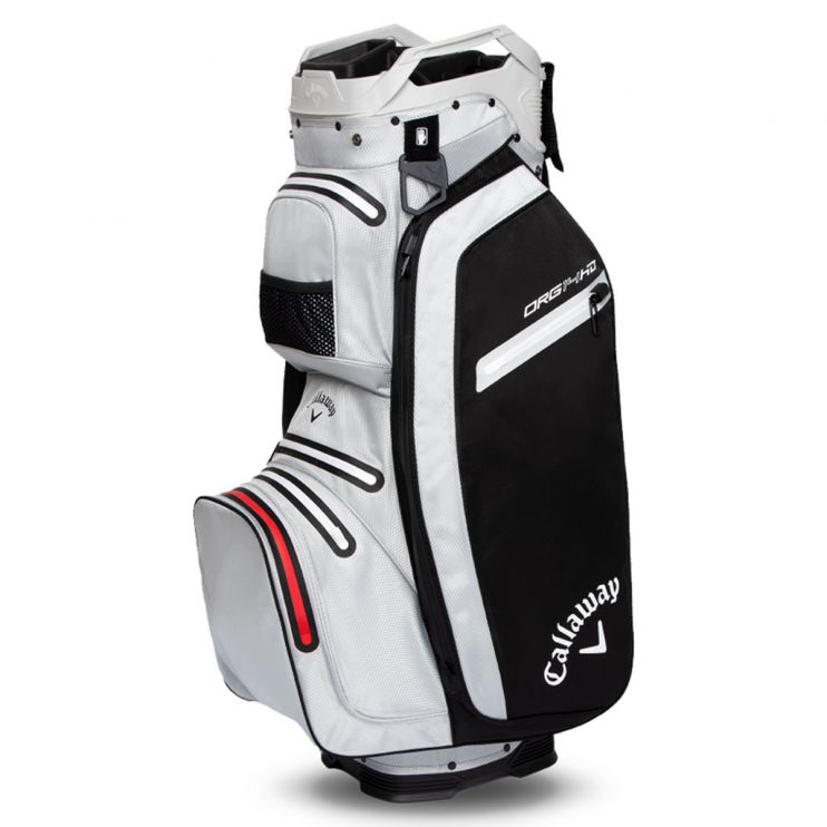 Callaway Org 14 HD Golf Cart Bag - Black/Light Grey/Red