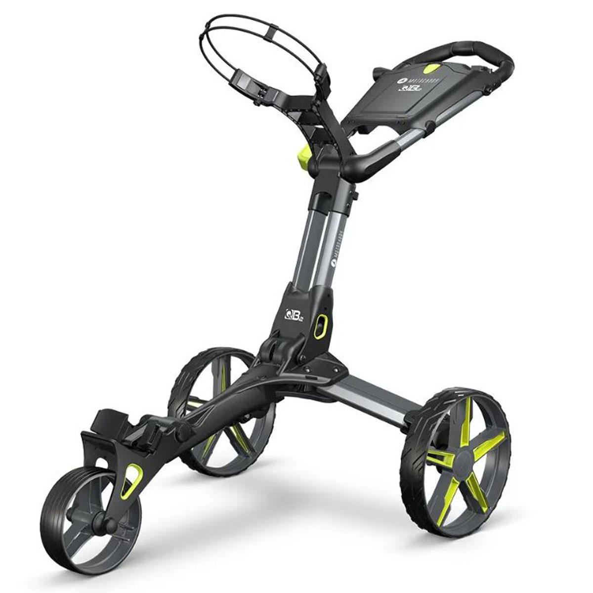 Product Image for MotoCaddy QB2 Push Trolley Graphite/Lime