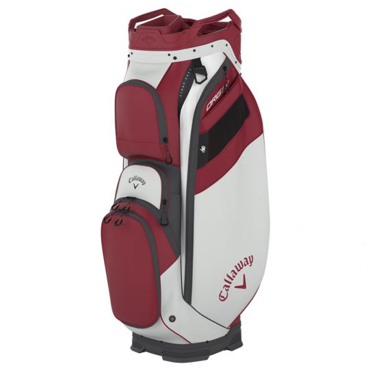 Org 14 Cart Bag 2025 White/Cardinal