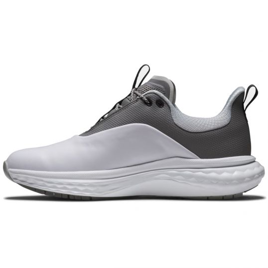 Quantum Men's Golf Shoes White/Grey/Silver