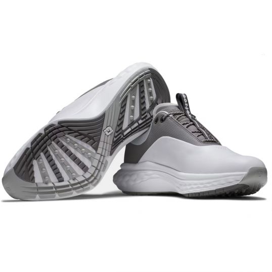 Quantum Men's Golf Shoes White/Grey/Silver