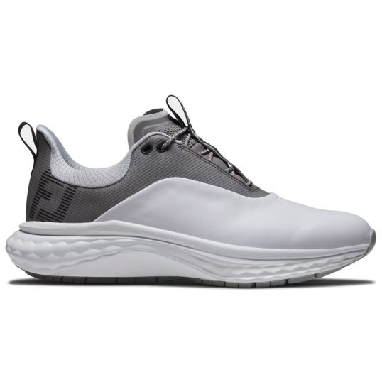 Quantum Men's Golf Shoes White/Grey/Silver