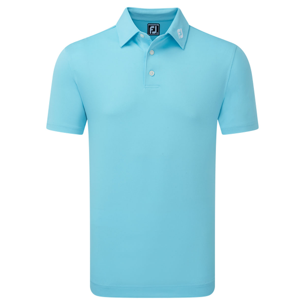 Product Image for Stretch Pique Solid Polo Riviera Blue Mens Large Riviera Blue