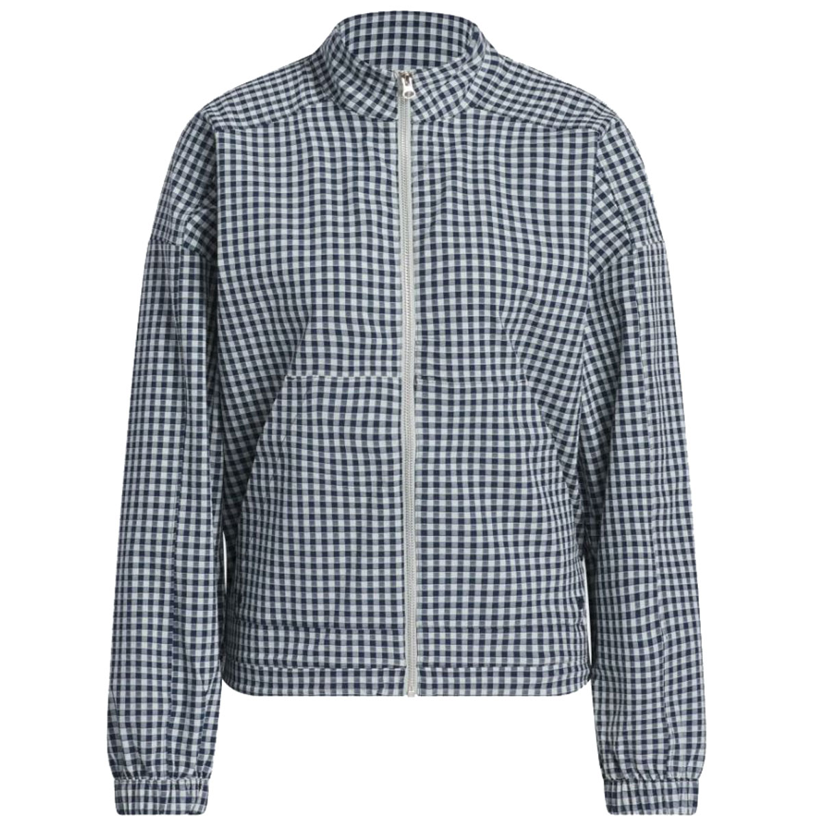 Product Image for Gingham Ladies Jacket Navy/Silver Ladies Large Navy/Silver