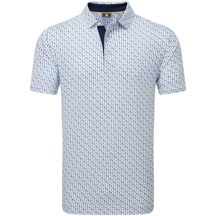 FootJoy FootJoy Figure Print Lisle Polo Shirt