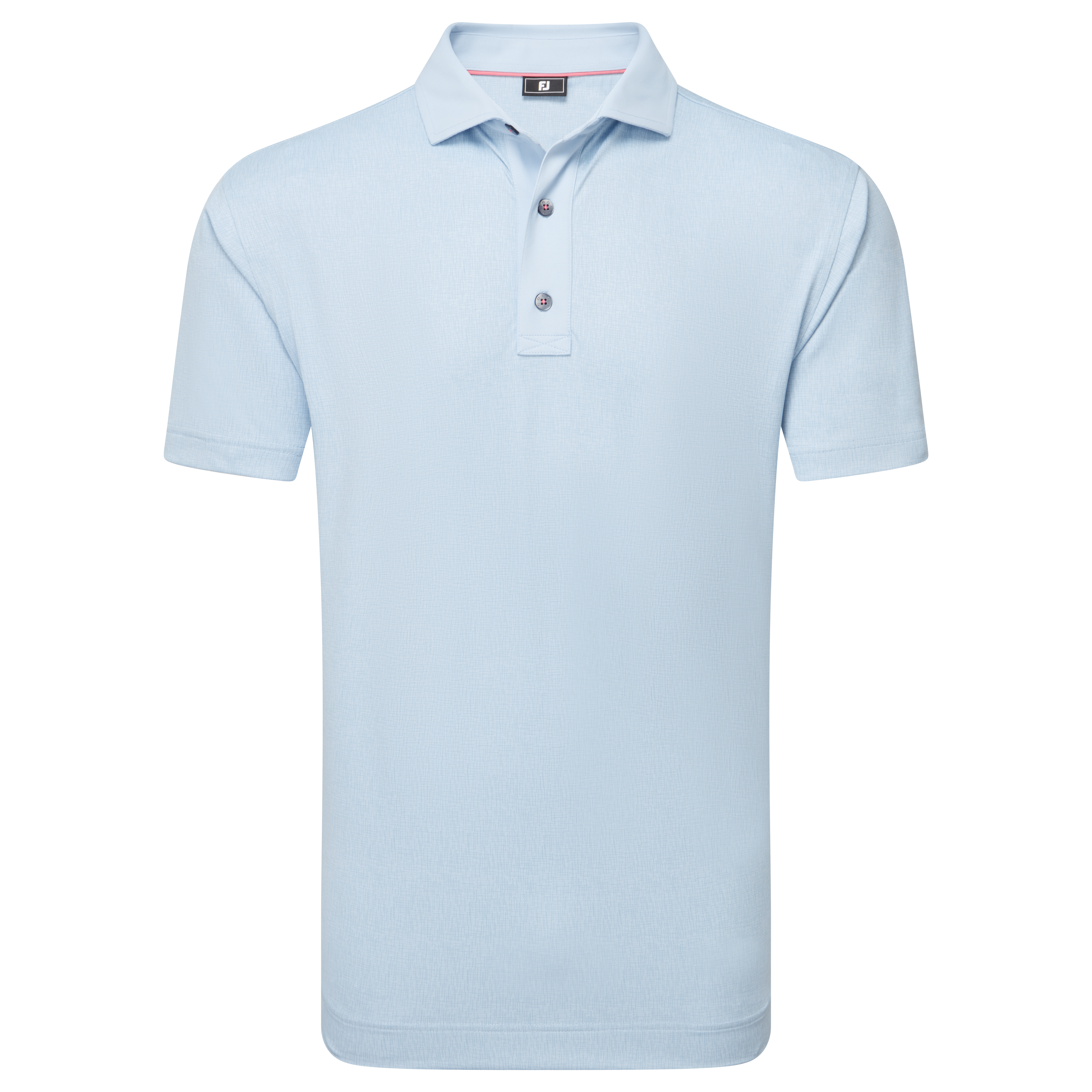 Product Image for Footjoy Etched Texture Print Lisle Polo Skyway Mens Large Skyway