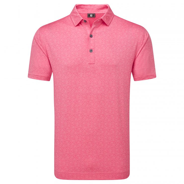 FootJoy FootJoy Painted Floral Lisle Polo Shirt