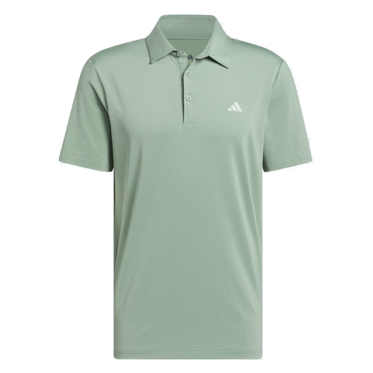 Product Image for ADIDAS Solid Polo Silver Green Mens Extra Large Silver Green