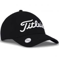 Players Performance Ball Marker Cap Mens Adjustable Black/White