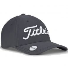 Players Performance Ball Marker Cap Mens Adjustable Charocal/White