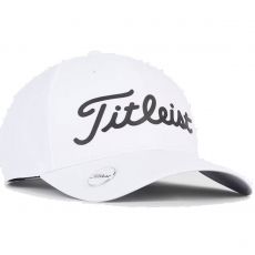 Players Performance Ball Marker Cap Mens Adjustable White/Black