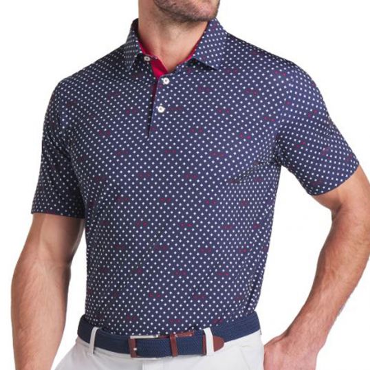 Mattr Burgh Polo Deep Navy/White Glow