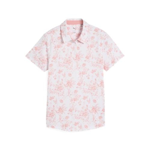 Cloudspun Toile Ladies Polo Pink Fruit
