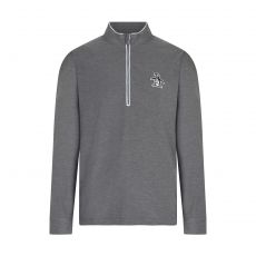 Technical Earl 1/4 Zip Sweater Quiet Grey Heather