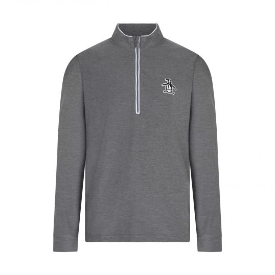 Technical Earl 1/4 Zip Sweater Quiet Grey Heather