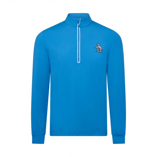 Technical Earl 1/4 Zip Sweater French Blue