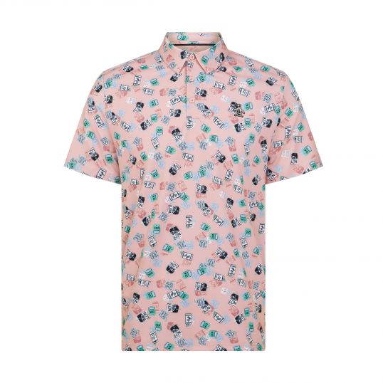 Pete's Travel Tag Caddy Polo Charm Pink