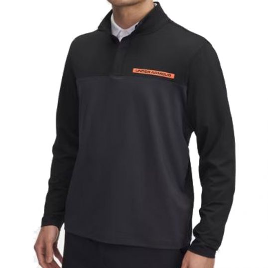 T2G 1/4 Zip Sweater Black/Anthracite Mens Large Black/Anthracite