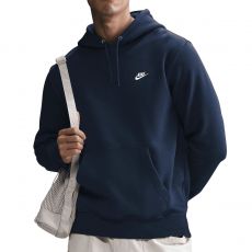 Club Fleece Hoodie Obsidian/White
