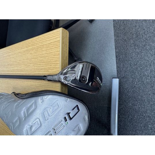Qi35 Rescue Right 2 Hybrid-17 Degree Mitsubishi Kai'li Blue Dark Wave 85 Stiff Golf Pride Z-Grip Black/Silver (Used - 5 Star)