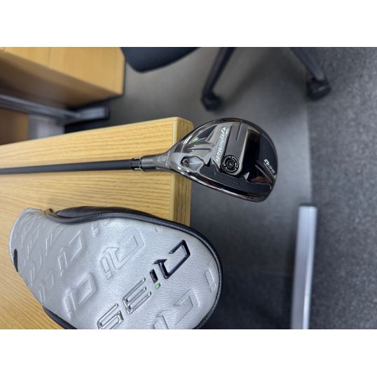 Qi35 Rescue Right 3 Hybrid-19 Degree Mitsubishi Kai'li Blue Dark Wave 85 Stiff Golf Pride Z-Grip Black/Silver (Used - 5 Star)