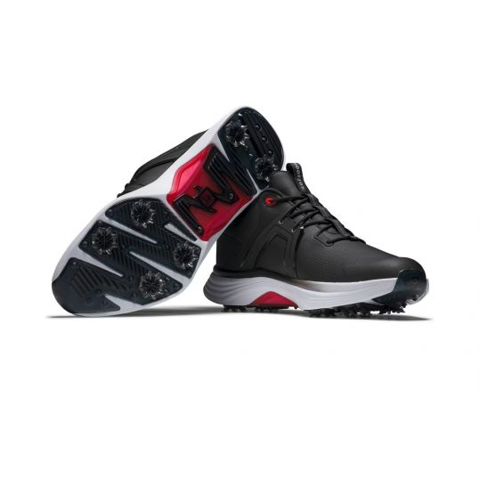 Hyperflex Men's Golf Shoes Black/White/Red