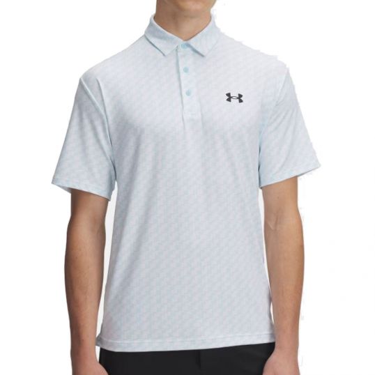 Playoff 3.0 Printed Polo Stream/White/Black