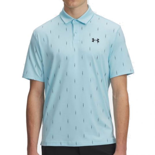 T2G Printed Polo Stream/Black