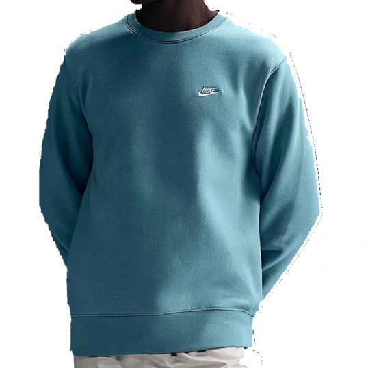Club Fleece Crew Sweater Denim Turquoise