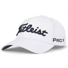 Junior Tour Performance Golf Cap Junior Adjustable White/Navy