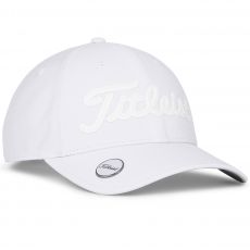 Players Performance Ball Marker Cap Mens Adjustable White/White