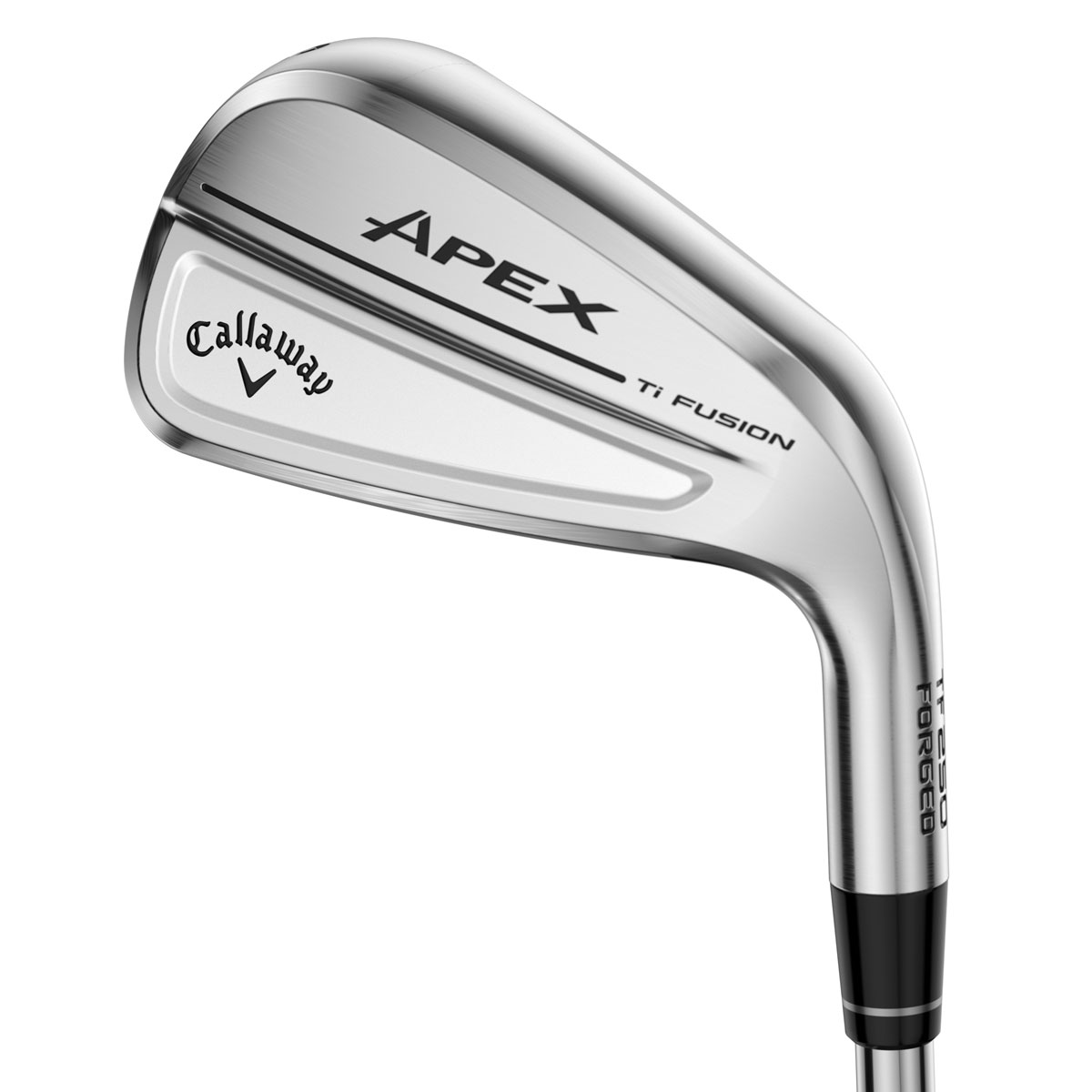 Product Image for Callaway Apex Ti Fusion 250 Plated Irons Steel Shafts Right Regular True Temper Dynamic Gold MID 90 6-PW Golf Pride Tour Velvet