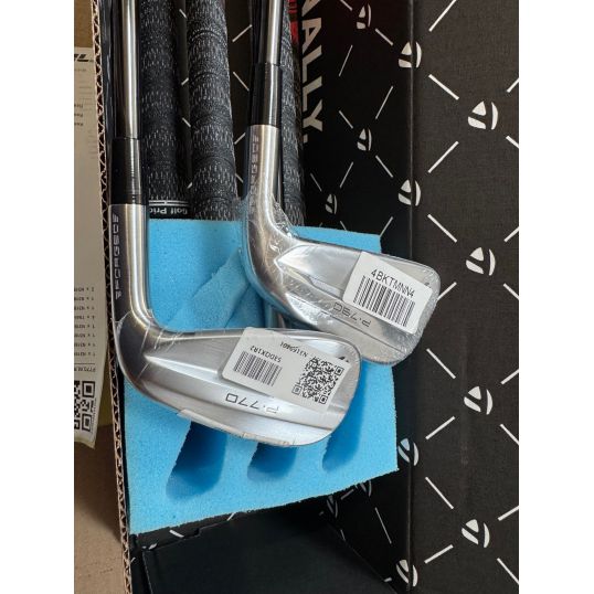 P790/770 Combo Set Steel Shafts Right Stiff KBS Tour Black 4-PW (Not Quite Perfect)