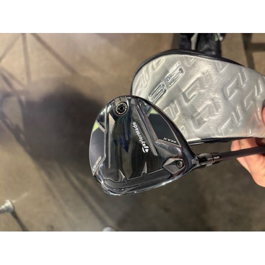 Qi35 Max Fairway Wood Left 3 Wood-15.5 Degree Mitsubishi Vanquish 4 Regular Golf Pride Z-Grip Black/Silver (Used - 5 Star)