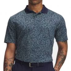 Matchplay Printed Polo Midnight Navy/Jasper Blue